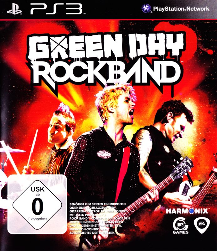 Green Day: Rock Band box art for Playstation 3